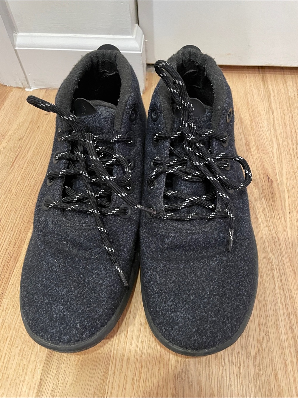 Allbirds Charcoal Wool Lace-Up Casual Sneakers